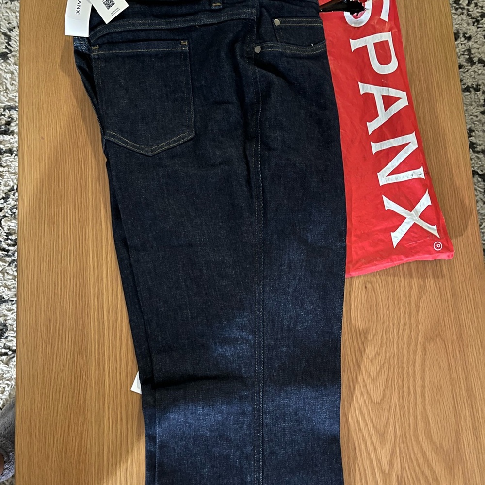 SpanXshape Original EveryWear Flare Jeans/ Petite XL Raw Indigo